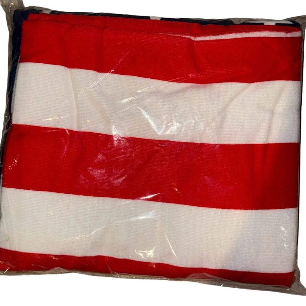 🇺🇸 ✌🏼New! 2 American Flag Beach Towels